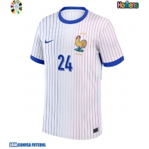 Camisa de Futebol França Ibrahima Konate #24 Equipamento Secundário Europeu 2024 Manga Curta